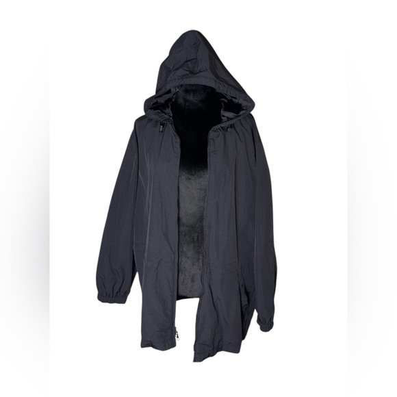 Eddie Bauer Women's Black Nylon Rain Jacket Size Medium - Picture 6 of 10